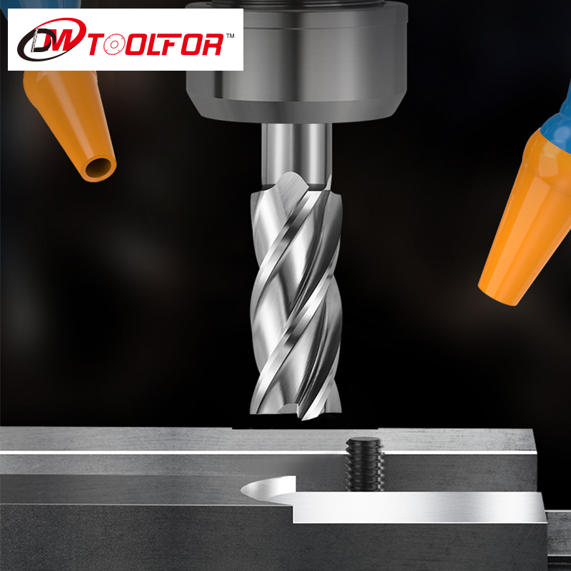 DM Manufacture Outlet End Mill 6mm Broca e End Mill Sharpener Hss End Mills